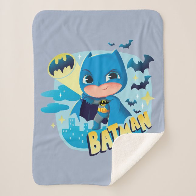 Cobertor Sherpa Cuter Than Cute Batman (Frente)
