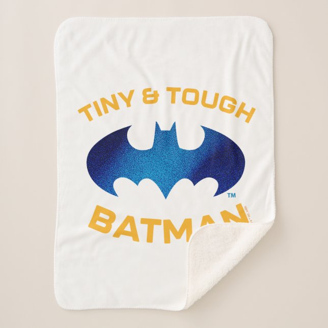 Cobertor Sherpa Cuter Than Cute Tiny & Tough Batman (Frente)