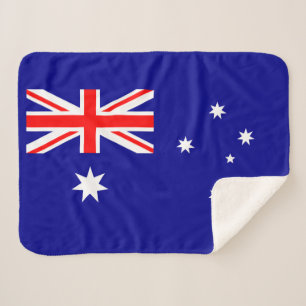Cobertor Sherpa da Bandeira Patriótica Australiana