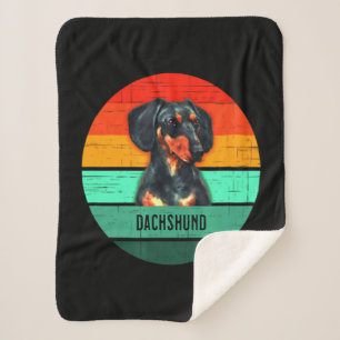 Cobertor Sherpa Dachshund Devo Men Women Kids