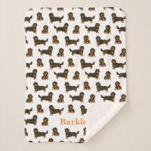 Dachshund Personalizado Blanket - Cachorro