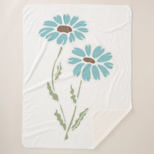 Cobertor Sherpa Daisies