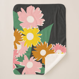 Cobertor Sherpa Daisy Delight