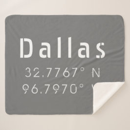 Cobertor Sherpa Dallas Latitude e Longitude
