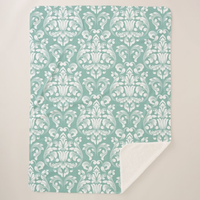 Cobertor Sherpa Damasco (Frente)