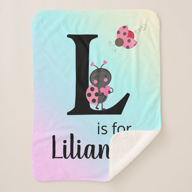 Cobertor Sherpa Damybugs Cute Personalizados (Frente)