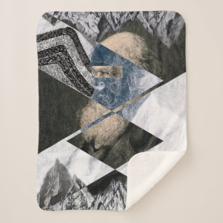 Cobertor Sherpa Darwin era um geólogo pequeno Sherpa Blanket