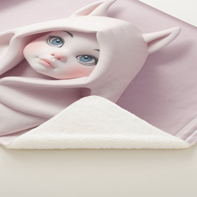 Cobertor Sherpa „Das Mädchen im Zaubermantel“ (3/4)