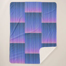 Cobertor Sherpa Daybreak e Nightfall (Stripes)