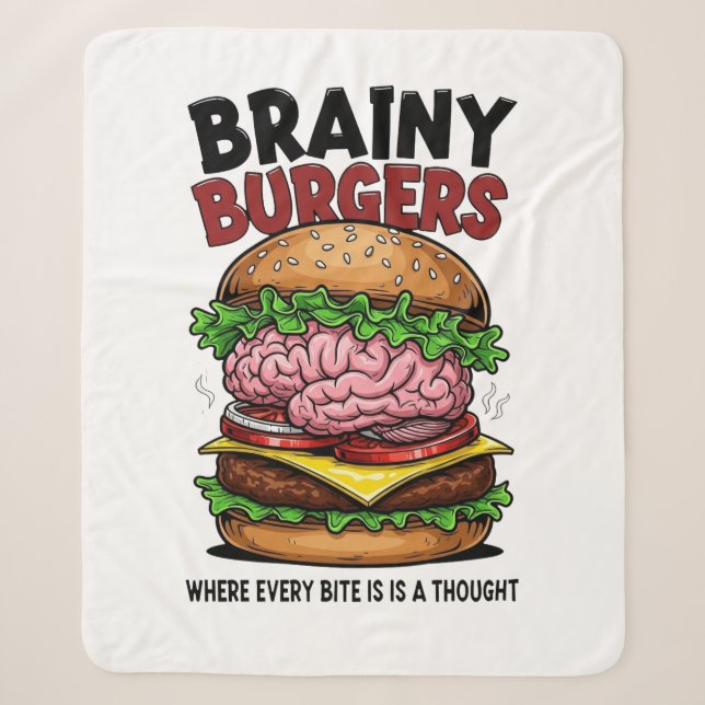 Cobertor Sherpa de Burgers Inteligentes (Frente)