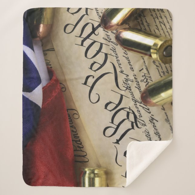 Cobertor Sherpa Declaração de independência (Frente)