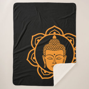 Cobertor Sherpa Decoração do lar budista