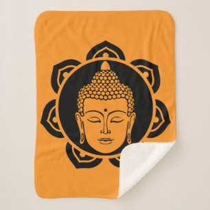 Cobertor Sherpa Decoração do lar budista