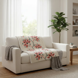 Cobertor Sherpa Decoração inicial inspirada no Folk