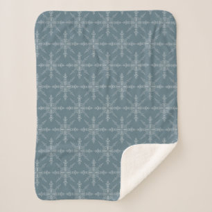 Cobertor Sherpa Deixe-o nevar. Palavras Ocultas Sherpa Blanket