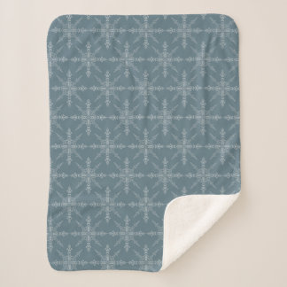 Cobertor Sherpa Deixe-o nevar. Palavras Ocultas Sherpa Blanket