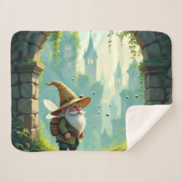 Cobertor Sherpa Der Bienenführer-Gnom – Hüter des Honigs