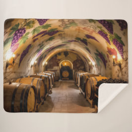 Cobertor Sherpa „Der Zauber des Weins – Eleganz in jedem Tropfen“