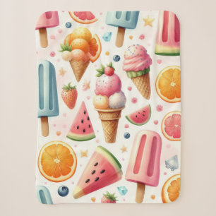 Cobertor Sherpa Deriva de Summer Sweet