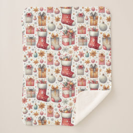 Cobertor Sherpa Desejos de Natal