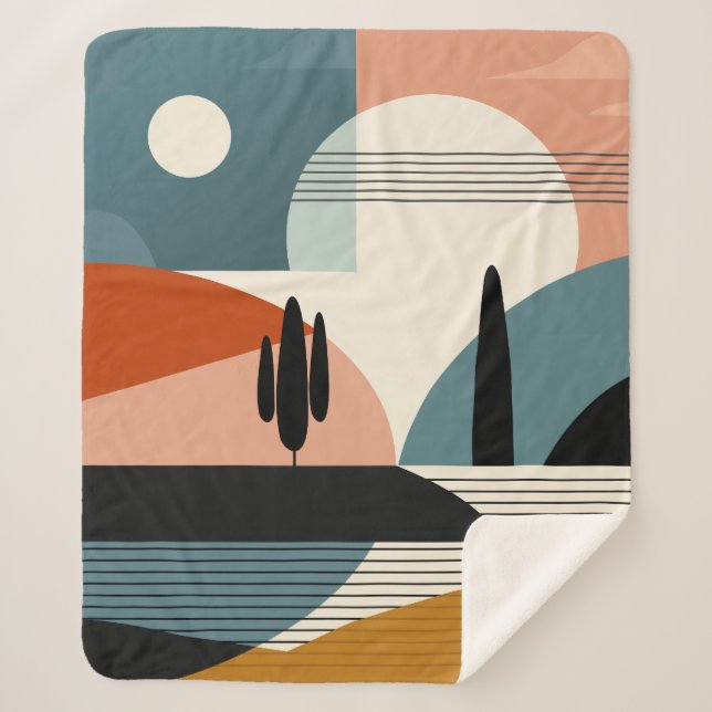 Cobertor Sherpa Desert Mirage (Frente)