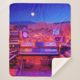 Cobertor Sherpa Desert Music Studio