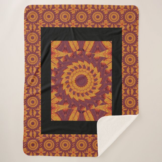 Cobertor Sherpa Desert Sunshine 4 (Frente)