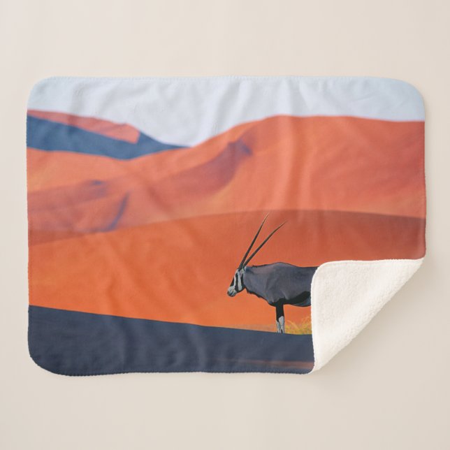 Cobertor Sherpa Desertos | Namib Desert Oryx (Frente (Horizontal))