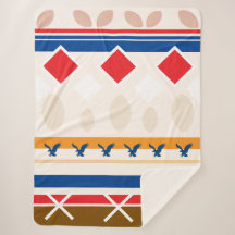 Cobertor Sherpa - Design Colorido Teepee