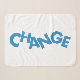 Cobertor Sherpa Design de mudança gráfica moderna, criativa e di