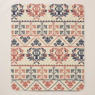 Cobertor Sherpa Design de padrão constante com palestino tradicio