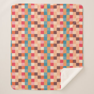 Cobertor Sherpa Design de padrão de Abstrato moderno