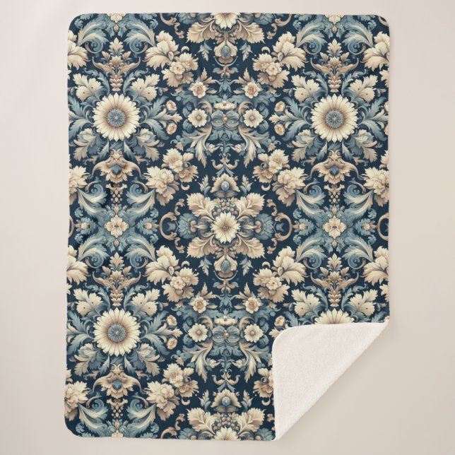 Cobertor Sherpa Design inspirado e elaborado (Frente)
