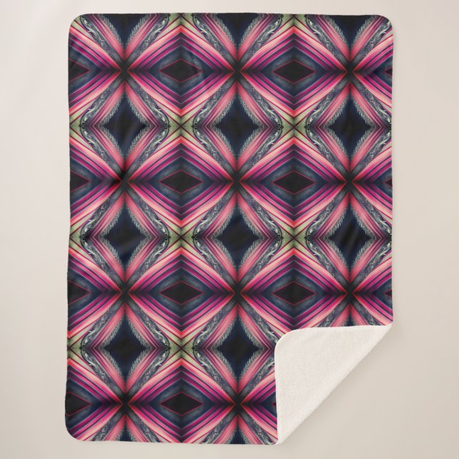 Cobertor Sherpa Design MULTI COR (Frente)