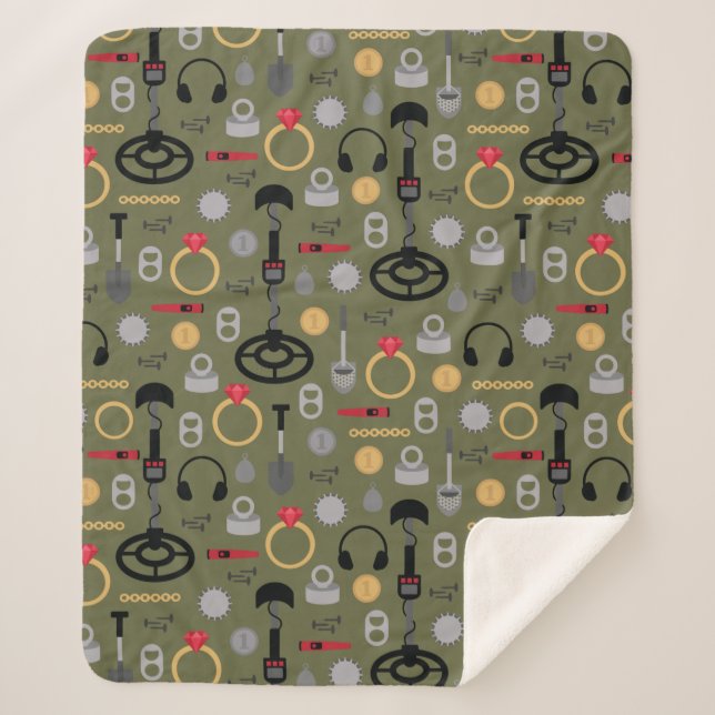 Cobertor Sherpa Detecção de metal - Sherpa Blanket (Frente)