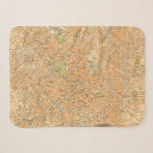 Cobertor Sherpa Di Milão de Pianta - mapa de Milão, Italia