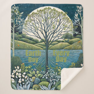 Cobertor Sherpa Dia da Terra