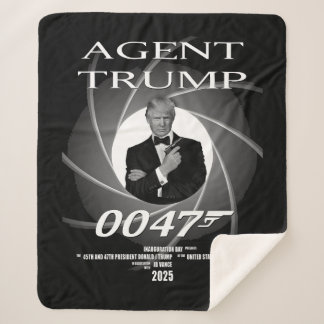 Cobertor Sherpa Dia de Inauguração do Agente Presidente Donald Tru