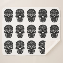 Cobertor Sherpa Dia do Crânio Morto