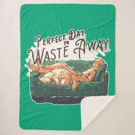 Cobertor Sherpa Dia perfeito para se desperdiçar