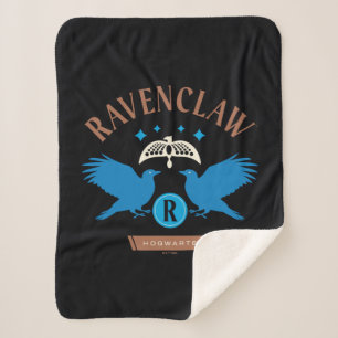Cobertor Sherpa Diadema Gráfica Águia Dupla da Casa RAVENCLAW™