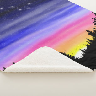 Cobertor Sherpa Diamond Night Sherpa Blanket
