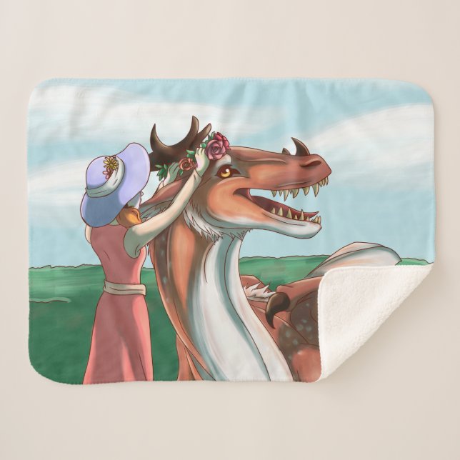 Cobertor Sherpa Dias pacíficos (Frente (Horizontal))