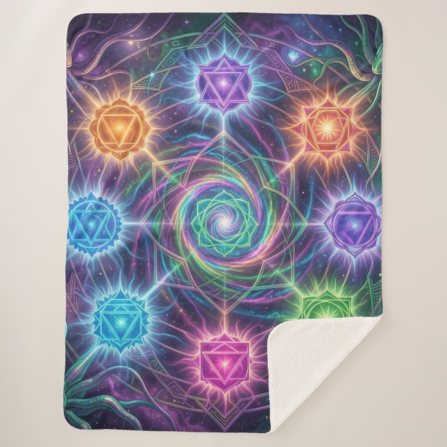 Cobertor Sherpa Die 7 Chakren´5 (Frente)