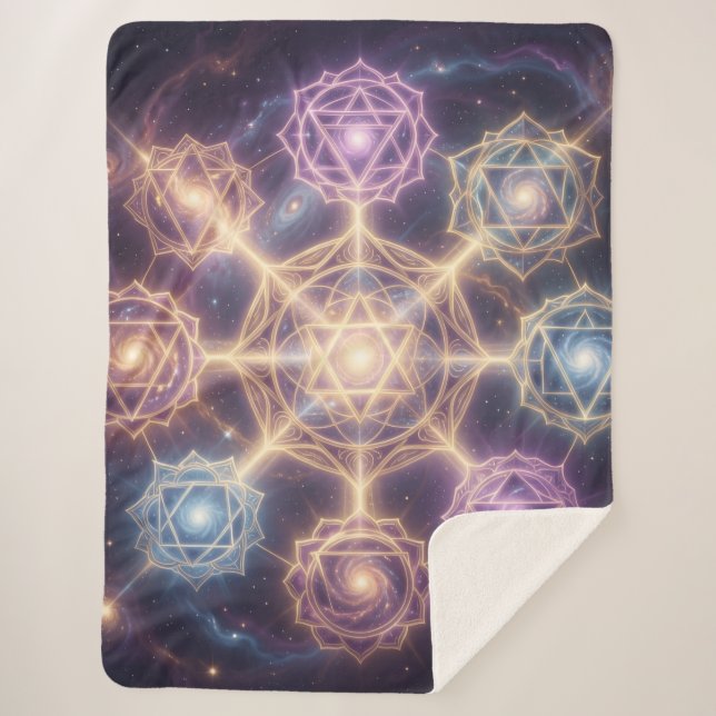 Cobertor Sherpa Die 7 Chakren´7 (Frente)