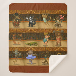 Cobertor Sherpa Dingaling Bros Circus acts