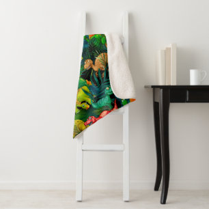 Cobertor Sherpa Dinossaur Park