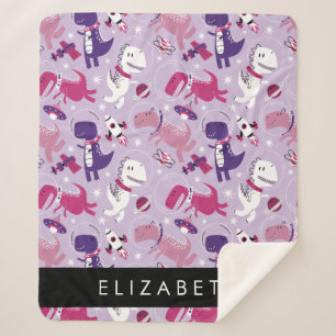 Cobertor Sherpa Dinossauros Espaciais, Dinossauros Bonitos, Estrel