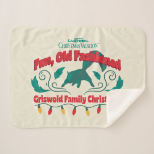 Cobertor Sherpa Divertido, Velho Feliz Natal da Família Griswold