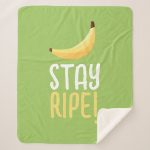 Cobertor Sherpa Dívidas Favoritas de Banana Retro Engraçadas Perso